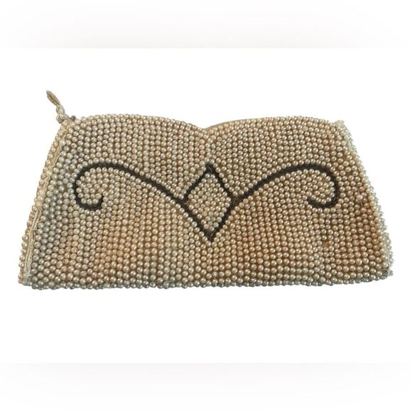 Handbags - Vintage hand-beaded Clutch